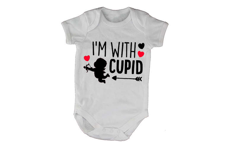 I'm With Cupid - Valentine Inspired - Baby Grow