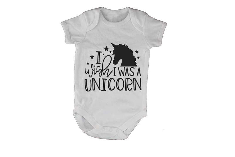 I Wish I was a Unicorn - Baby Grow