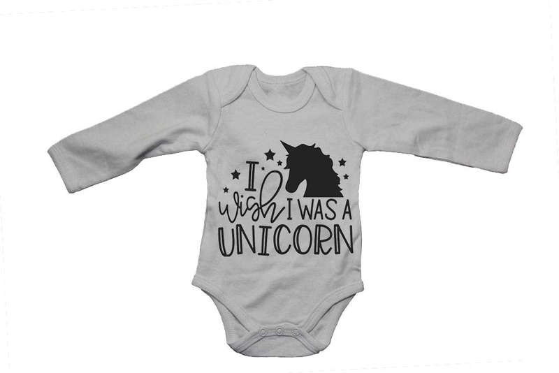 I Wish I was a Unicorn - Baby Grow