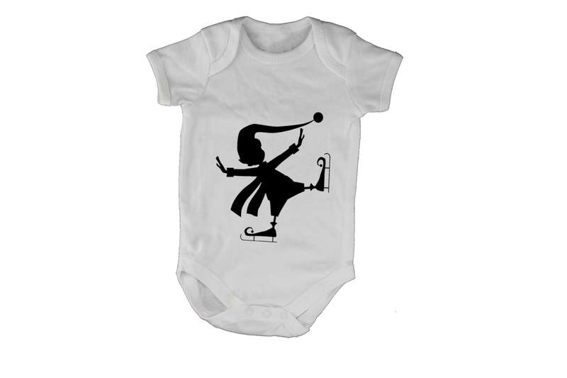 Ice Skating Elf! - Baby Grow