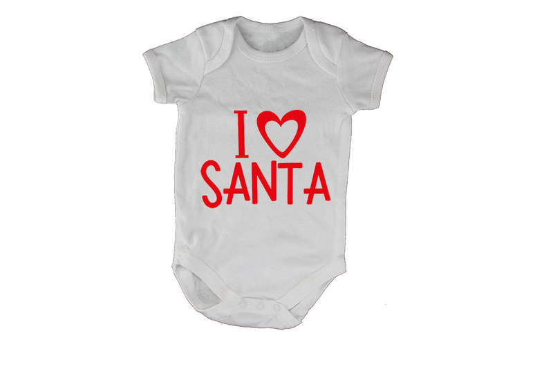 I Love Santa - Christmas - Baby Grow