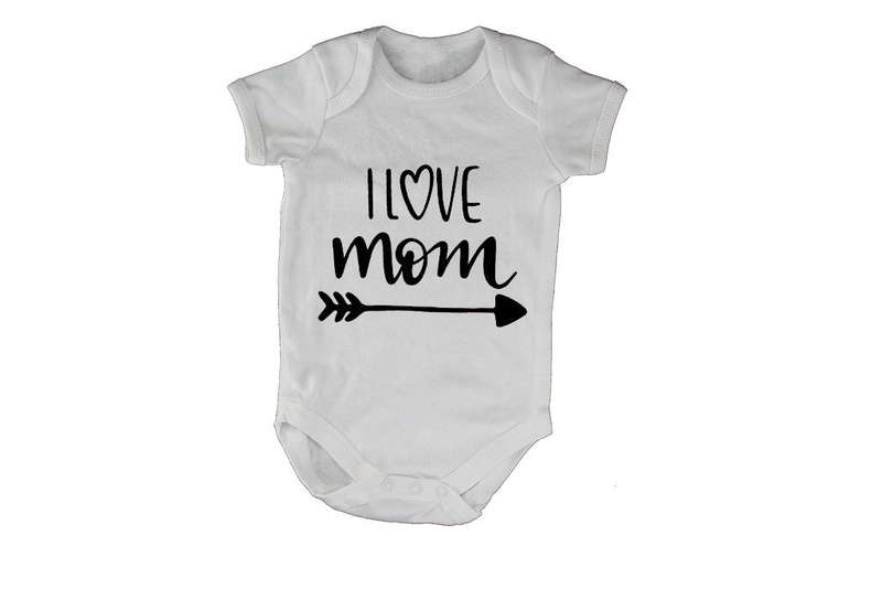 I Love Mom - Arrow - Baby Grow