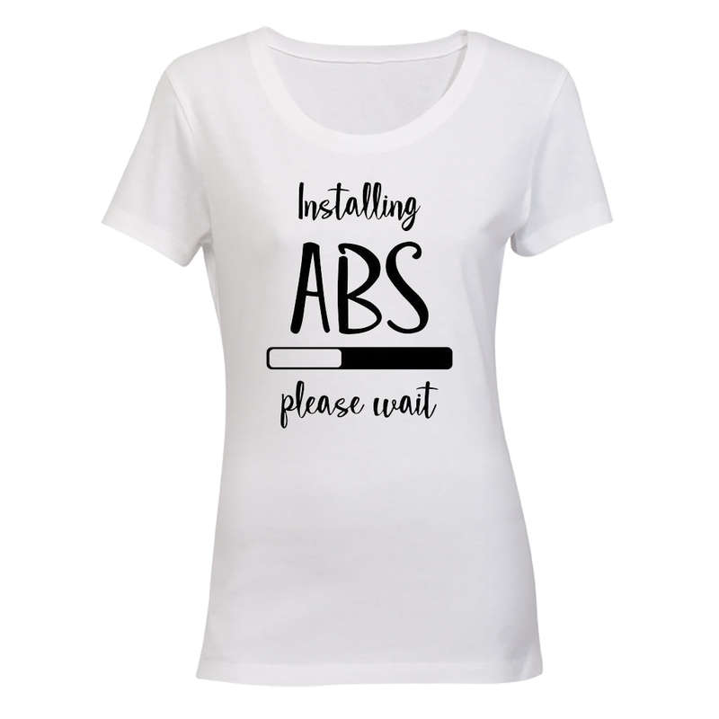 Installing Abs - Ladies - T-Shirt
