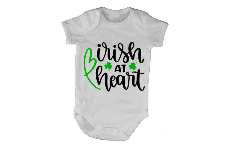 Irish at Heart - St. Patrick's Day - Baby Grow