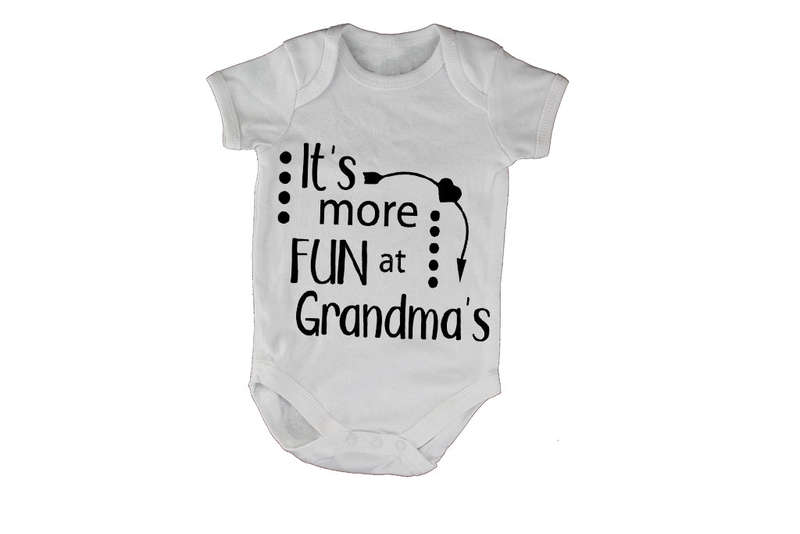 It's More Fun at Grandma's - Baby Grow