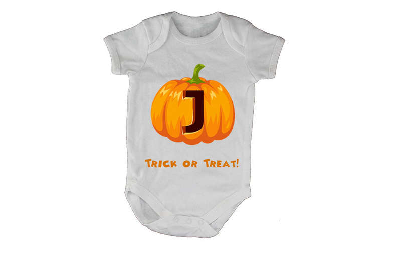 J - Halloween Pumpkin - Baby Grow
