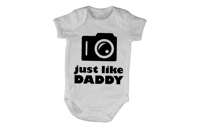 Just Like Daddy - Camera - Baby Grow