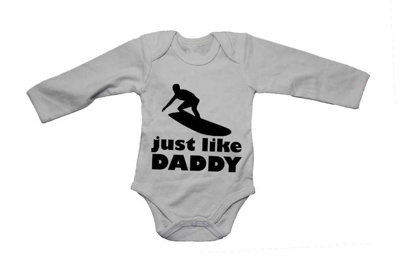 Just Like Daddy - Surfer - Baby Grow