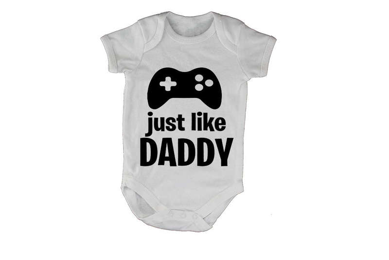 Just Like Daddy - Gamer - Baby Grow