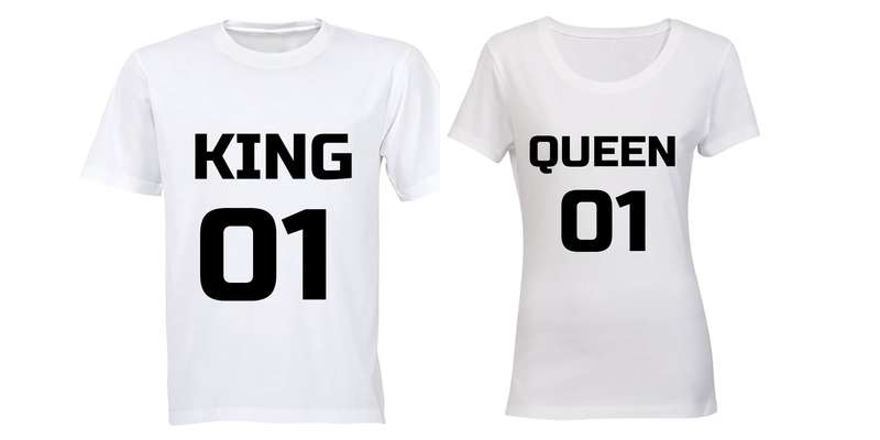 King & Queen 01 - Couples Tees