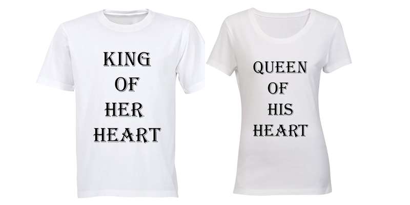 King & Queen of the Heart - Couples Tees
