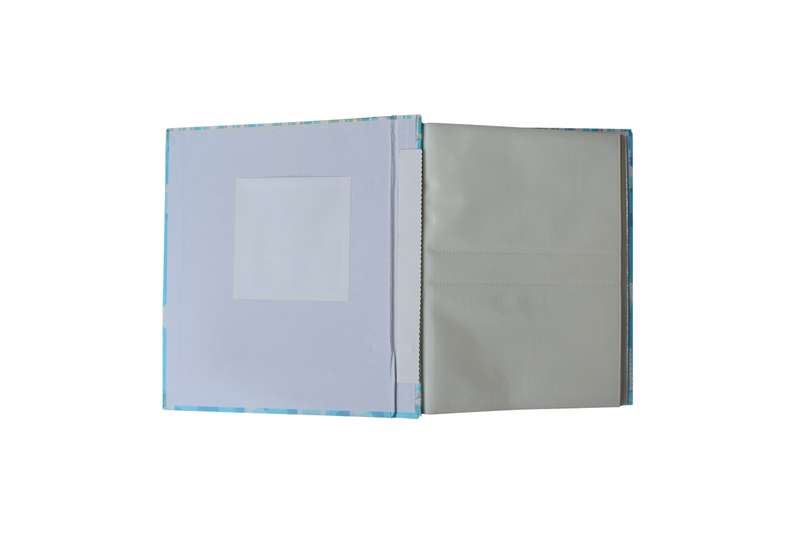 Blue Baby Footprint, Baby Photo Album