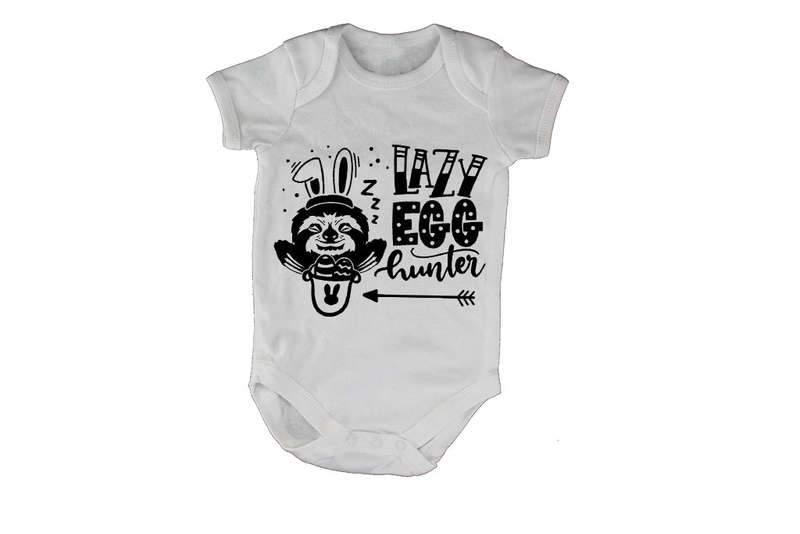 Lazy Egg Hunter - Easter - Baby Grow