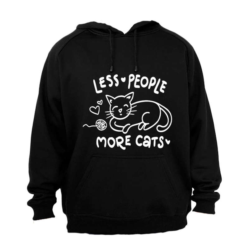 Less People - More Cats - Hoodie
