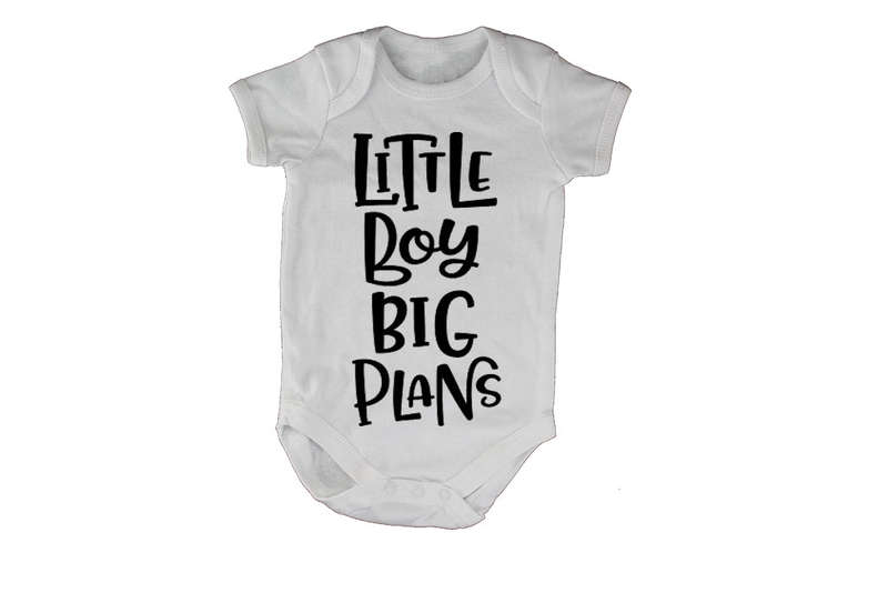 Little Boy, Big Plans - Baby Grow