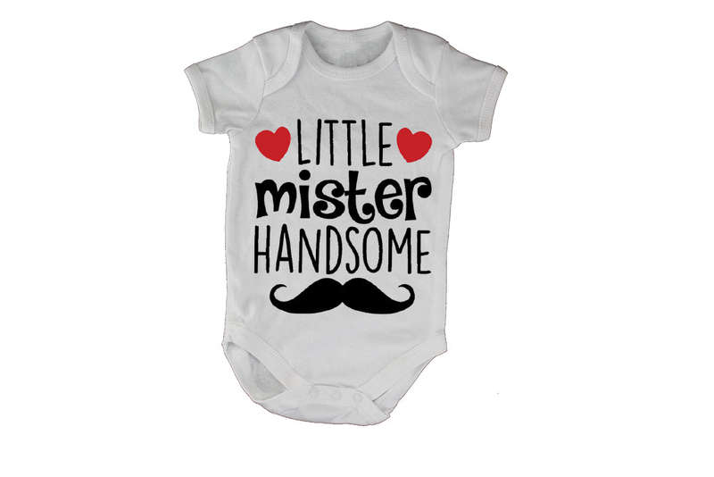 Little Mister Handsome - Valentine - Baby Grow