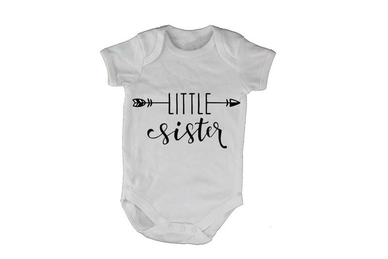 Little Sister - Arrow Design - Baby Grow