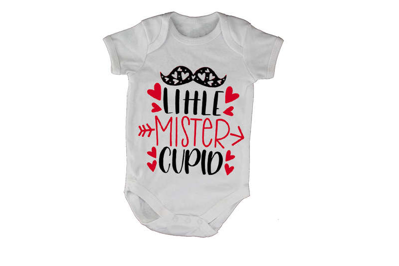 Little Mister Cupid - Valentine - Baby Grow