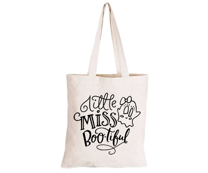 Little Miss Boo-tiful - Halloween - Eco-Cotton Trick or Treat Bag