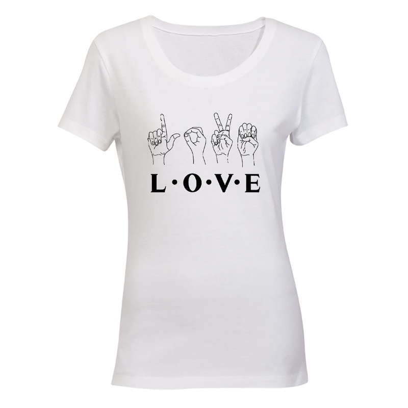 LOVE - Sign Language - Ladies - T-Shirt
