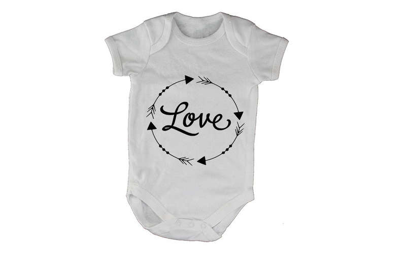 Love - Circular Design - Baby Grow