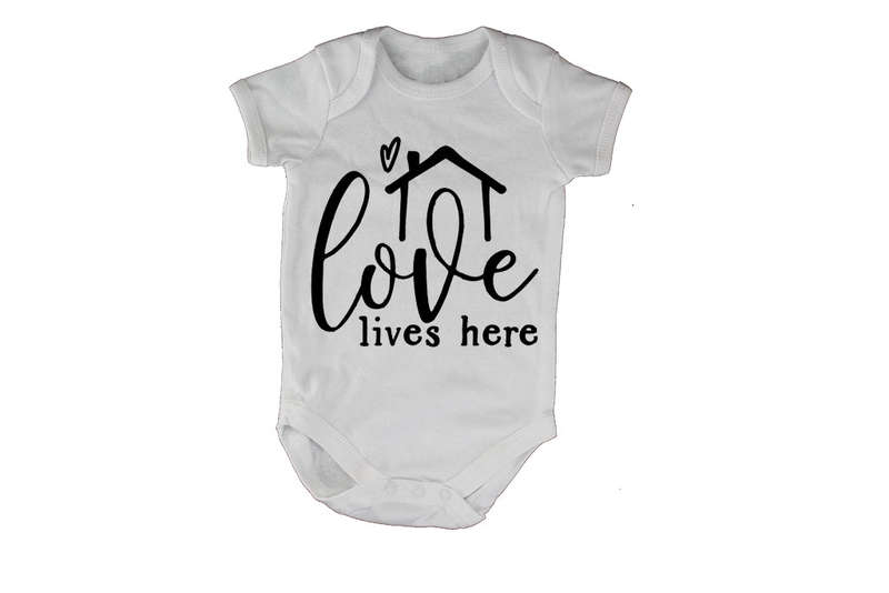 Love Lives Here - Baby Grow