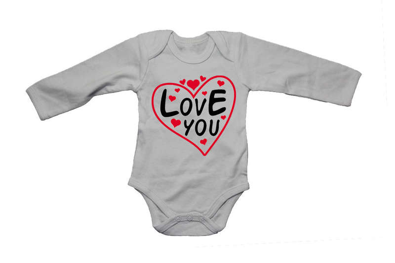 Love You - Valentine Inspired - Baby Grow