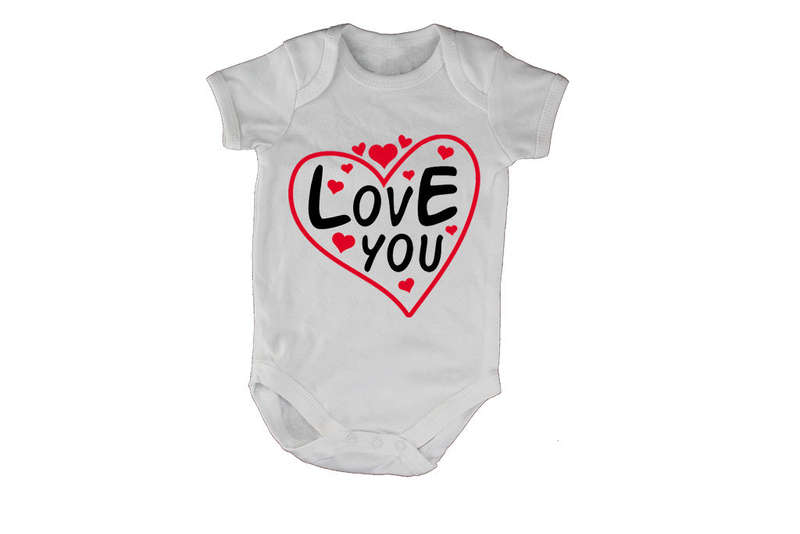 Love You - Valentine Inspired - Baby Grow