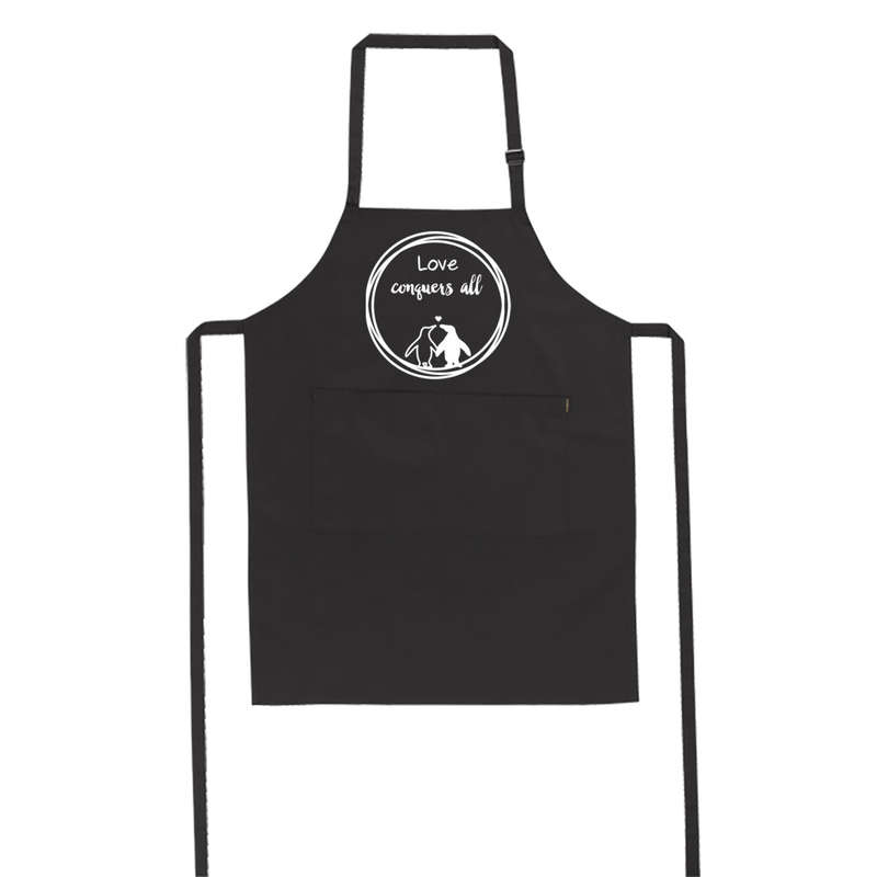 Love Conquers All - Valentine - Apron