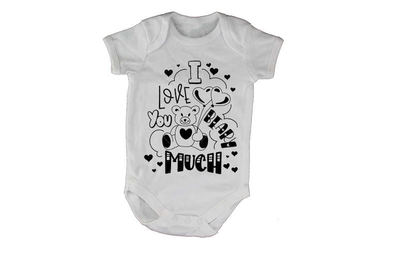 Love You Beary Much - Valentine - Baby Grow