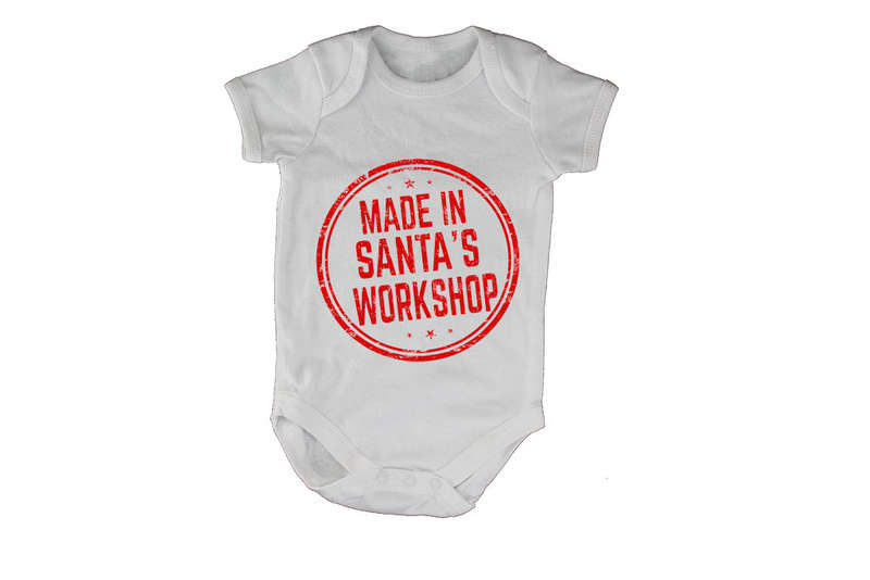 Made in Santa's Workshop - Christmas - Baby Grow