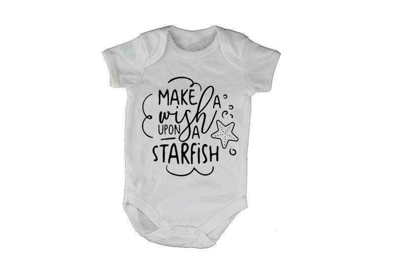 Make A Wish on a Starfish - Baby Grow