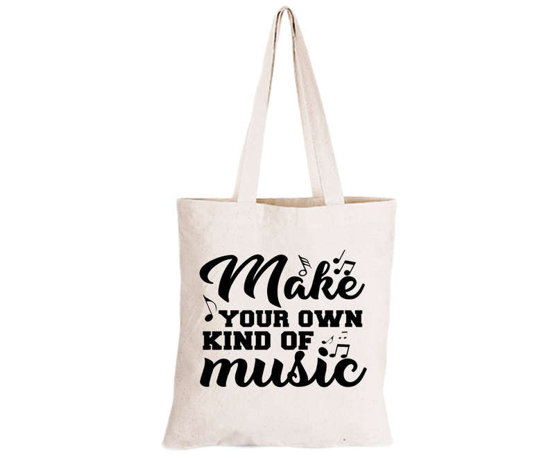 Make Your Own Music - Eco-Cotton Natural Fibre Bag