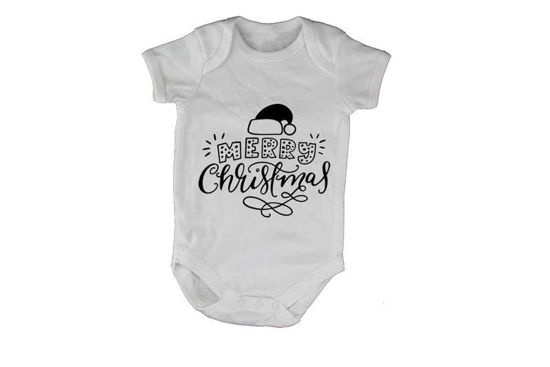 Merry Christmas - Dots - Baby Grow