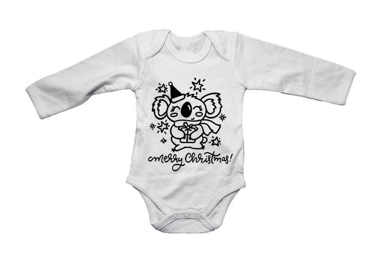 Merry Christmas - Koala - Baby Grow