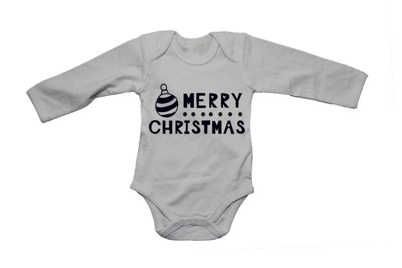 Merry Christmas - Dots - Baby Grow