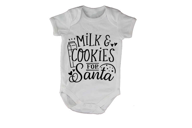 Milk and Cookies for Santa - Christmas - Baby Grow