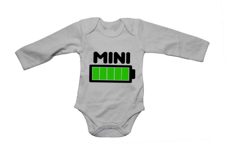Mini - Battery Levels - Baby Grow