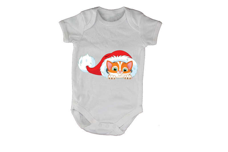 Mischief Christmas Kitten - Baby Grow