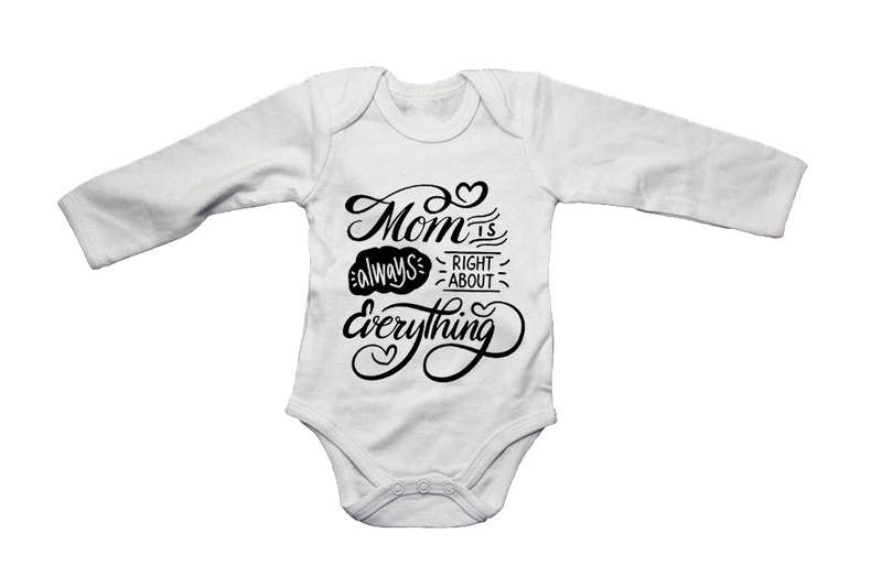 Mom is Always Right - Baby Grow