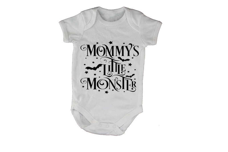 Mommy's Little Monster - Halloween - Baby Grow