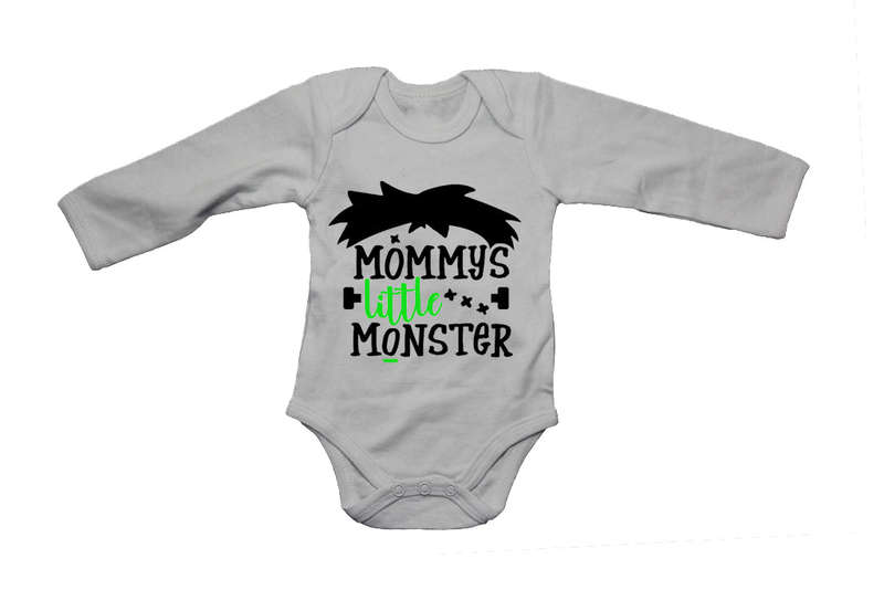 Mommy's Little Monster - Halloween Frankenstein - Baby Grow
