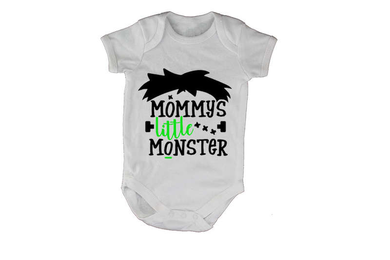 Mommy's Little Monster - Halloween Frankenstein - Baby Grow