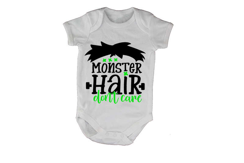 Monster Hair - Halloween - Baby Grow