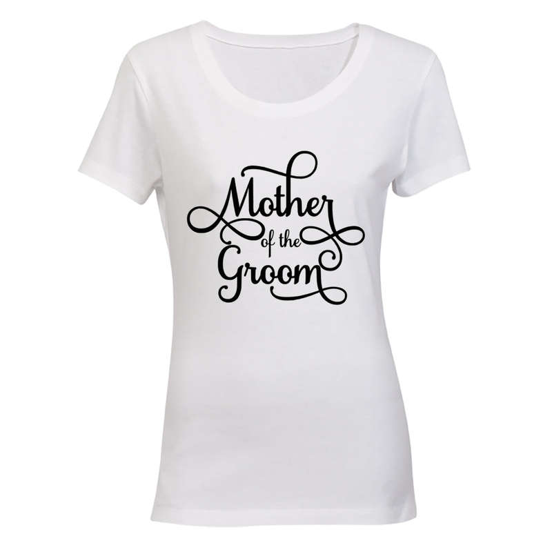 Mother of the Groom - Swirl Design - Ladies - T-Shirt