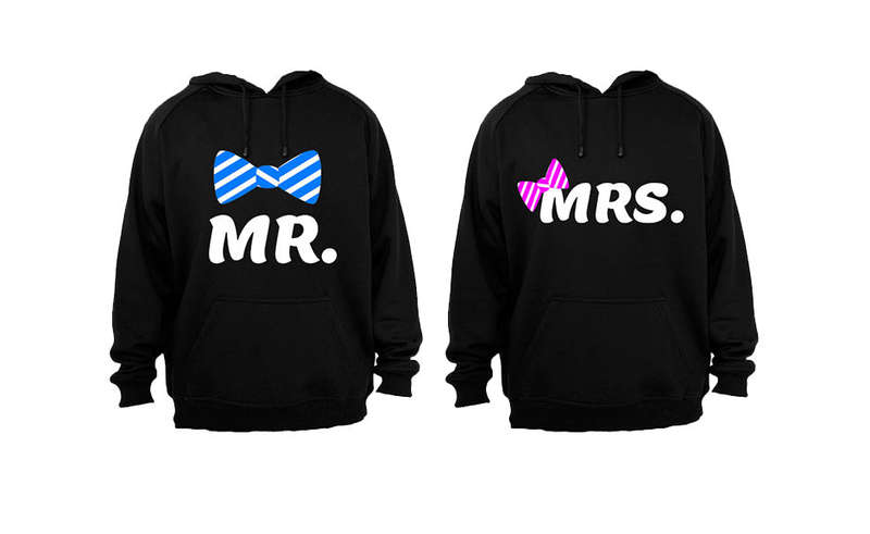 Mr and Mrs - Couples Hoodies (1 Set)