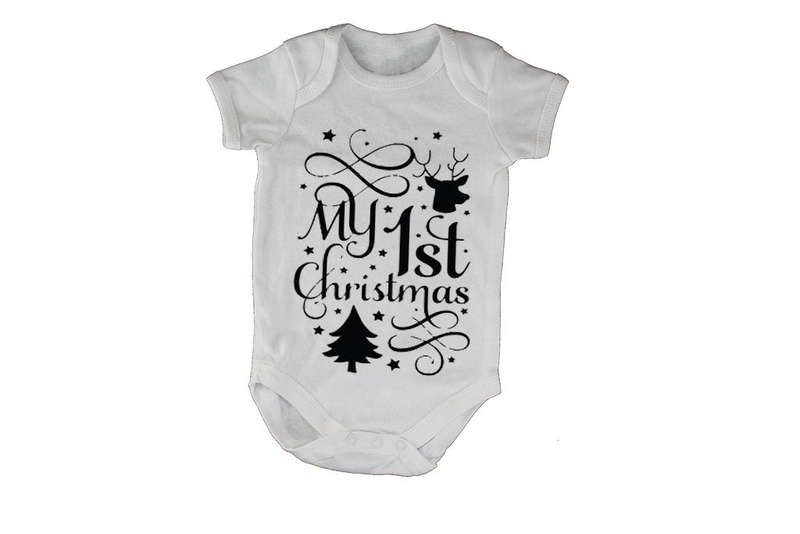 My 1st Christmas - Tree & Reindeer - Baby Grow