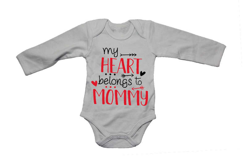 My Hearts Belongs to Mommy - Valentine - Baby Grow