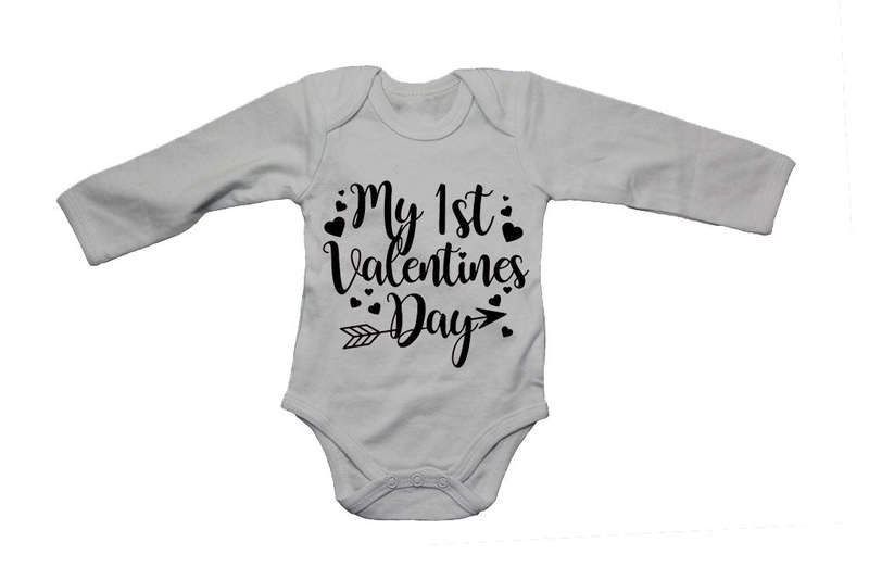 My 1st Valentine's Day - Hearts - Baby Grow