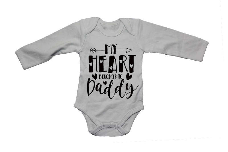 My Heart Belongs To Daddy - Arrow - Baby Grow